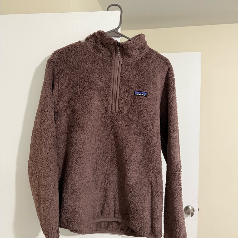 Patagonia Mauve Fleece Quarter-Zip